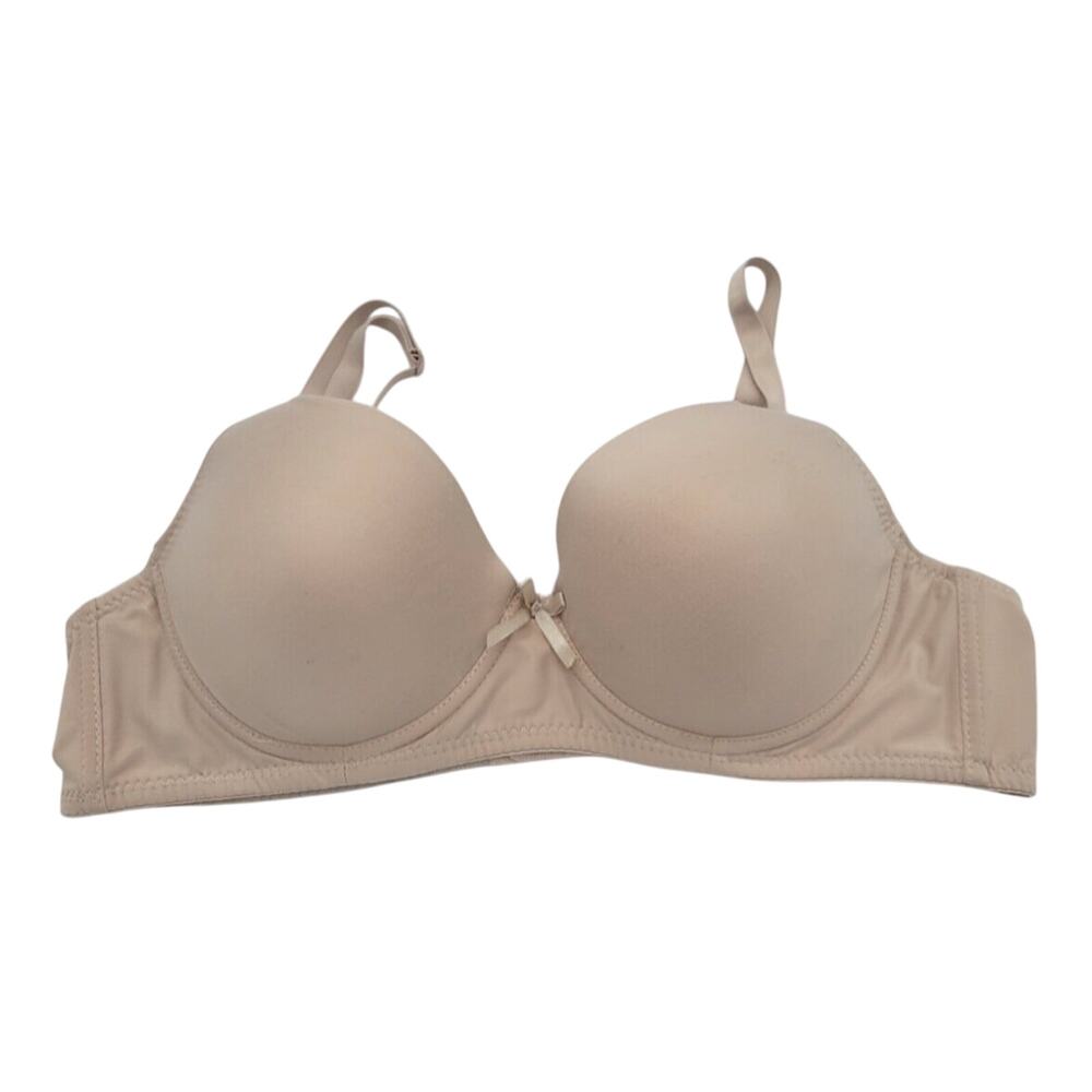 Sofra Tan Full Coverage Adjustable Straps Underwire Push Up Bra Size 42C